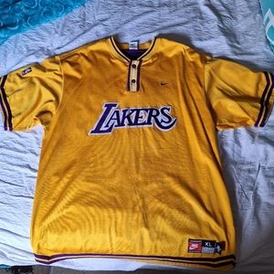 Lakers vintage warm up jersey XL